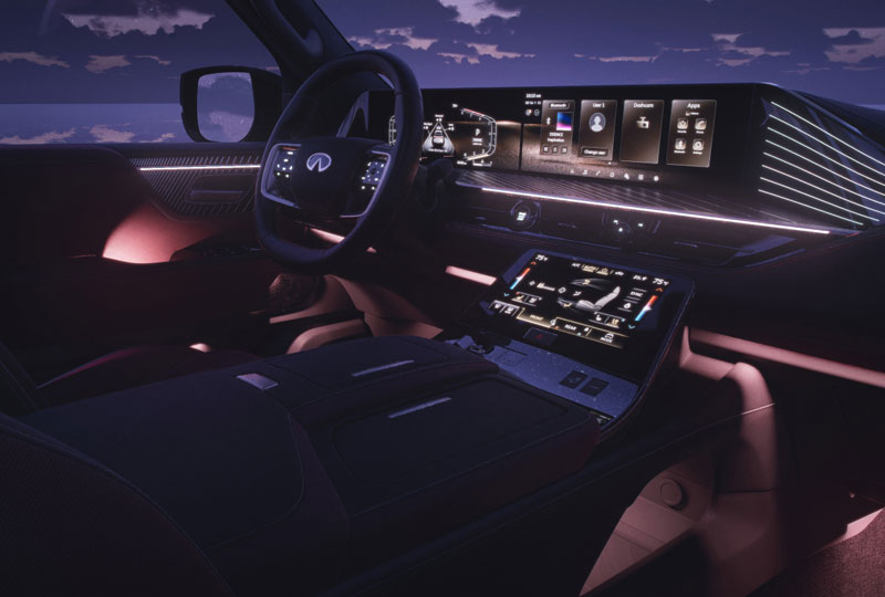 2025 INFINITI QX80 Interior Technology