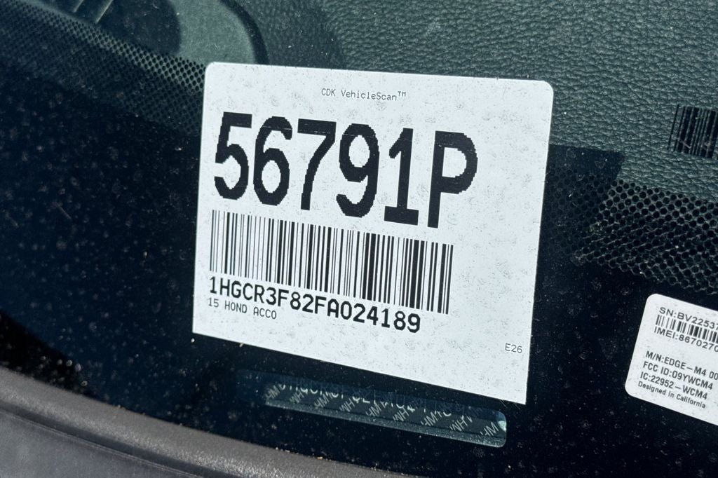 2015 Honda Accord EX-L