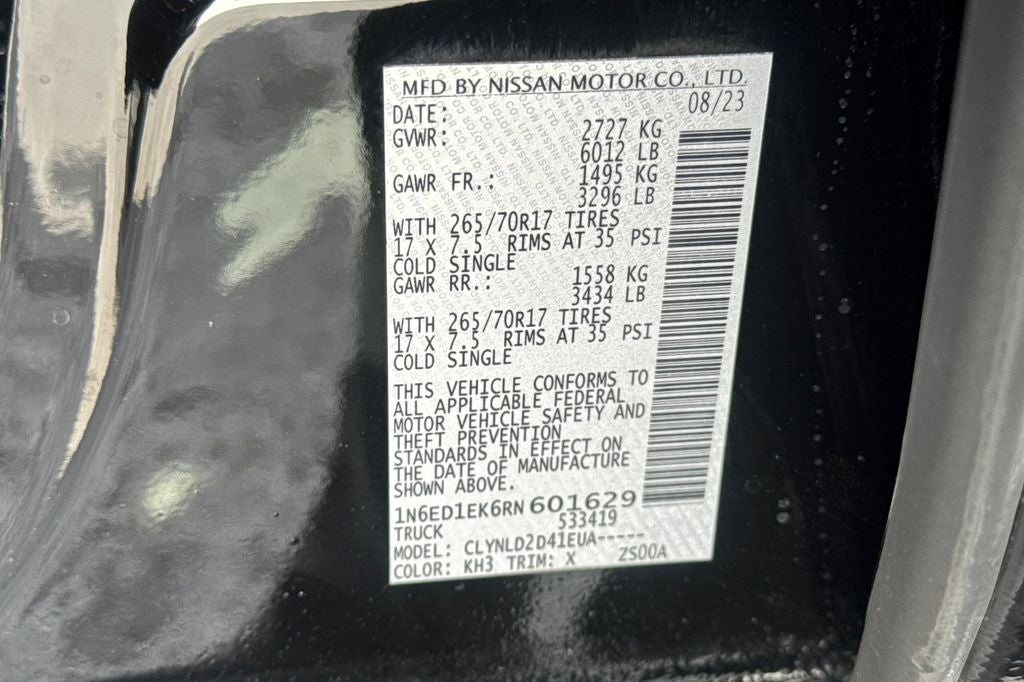 2024 Nissan Frontier PRO-4X