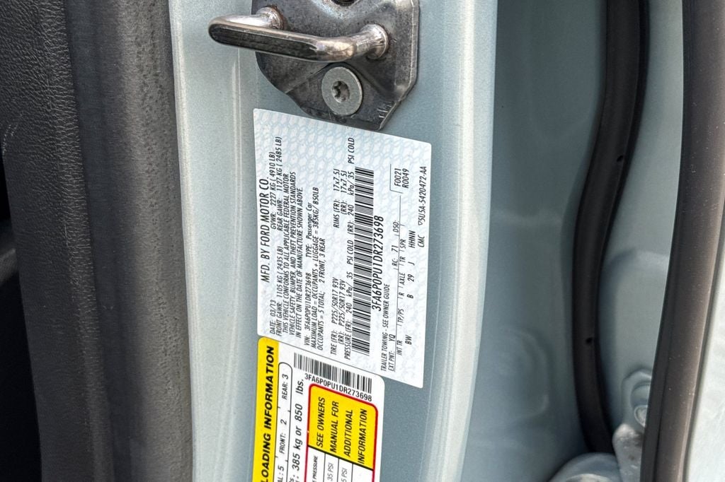 2013 Ford Fusion Energi SE Luxury