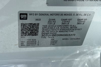 2022 GMC Sierra 1500 SLE