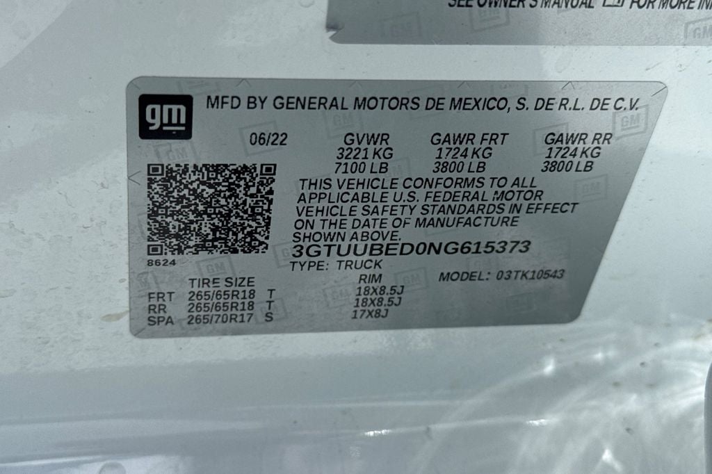 2022 GMC Sierra 1500 SLE