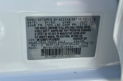 2023 Nissan Versa 1.6 SR