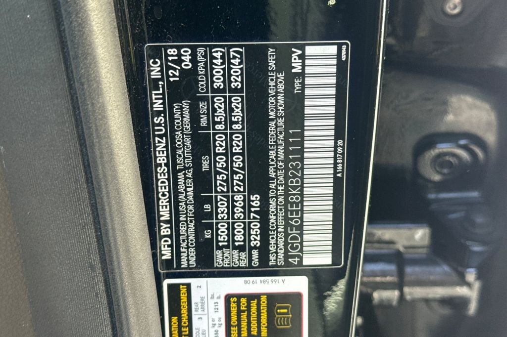 2019 Mercedes-Benz GLS GLS 450 4MATIC®