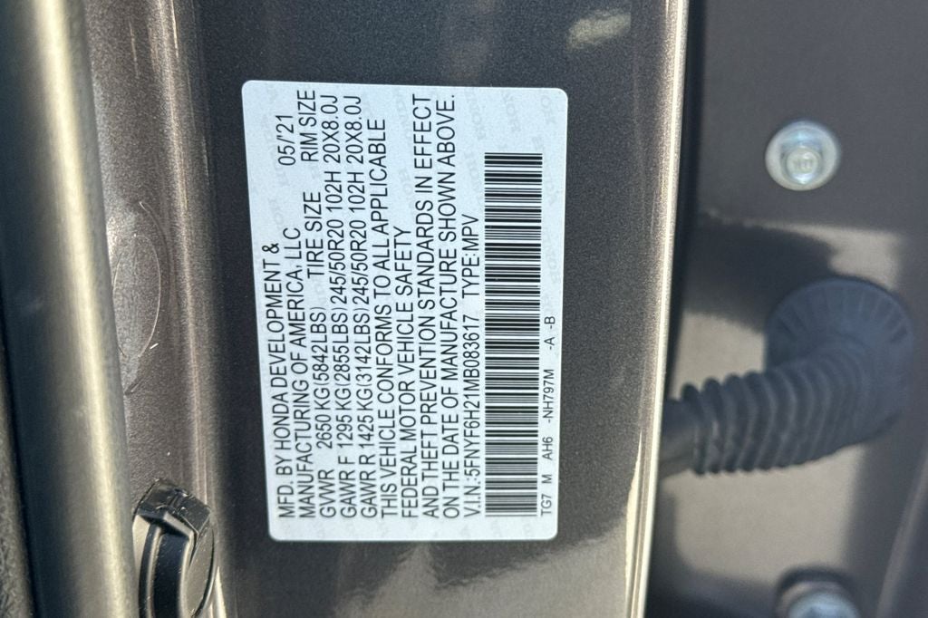 2021 Honda Pilot Special Edition