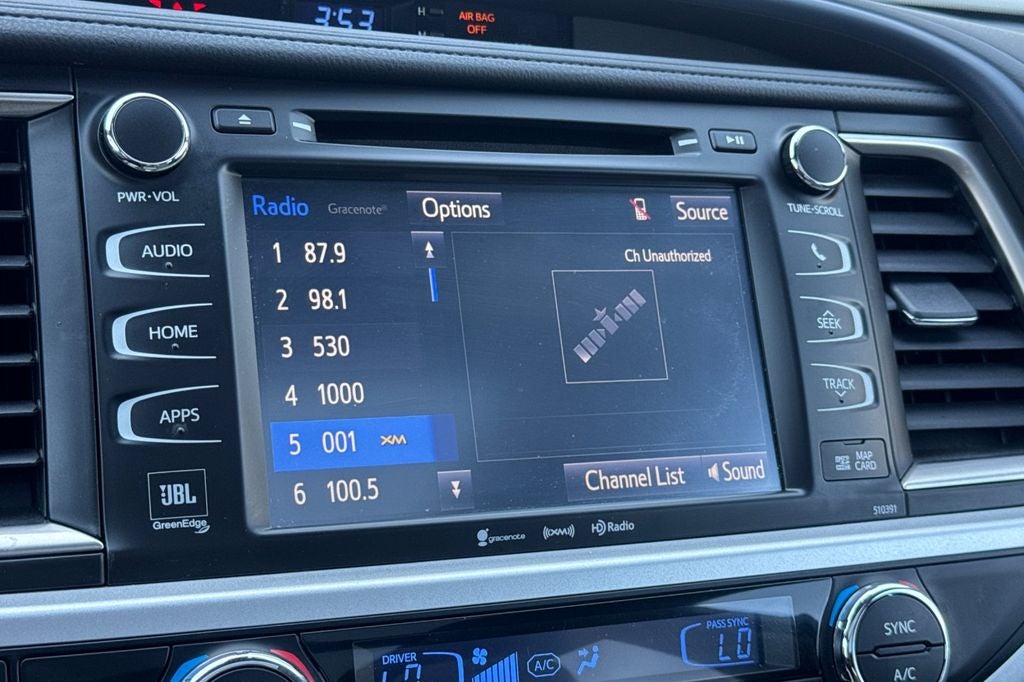 2019 Toyota Highlander Limited Platinum