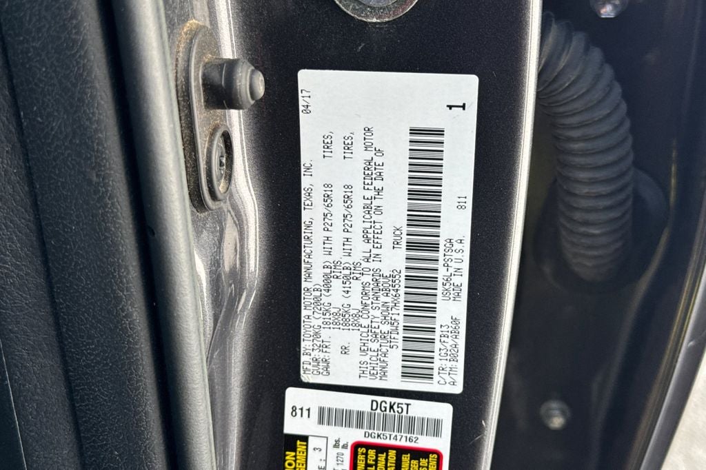 2017 Toyota Tundra SR5