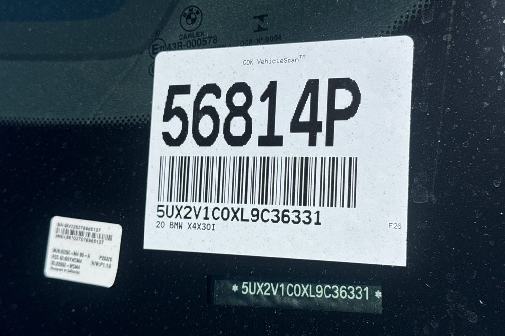 2020 BMW X4 xDrive30i