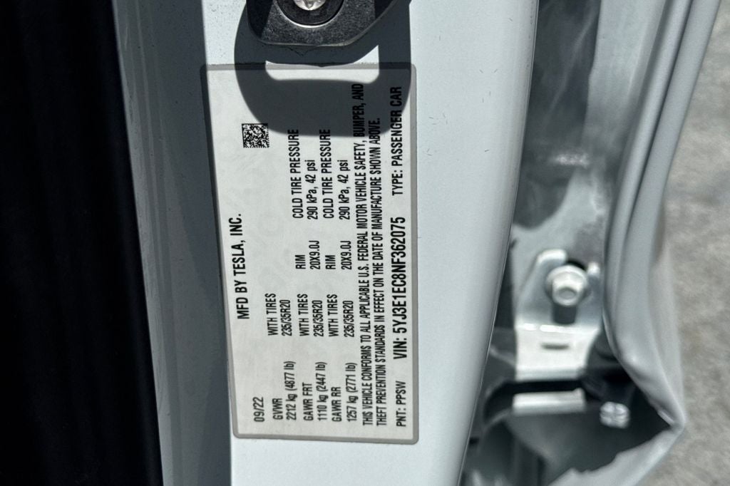 2022 Tesla Model 3 Performance