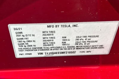 2021 Tesla Model Y Long Range