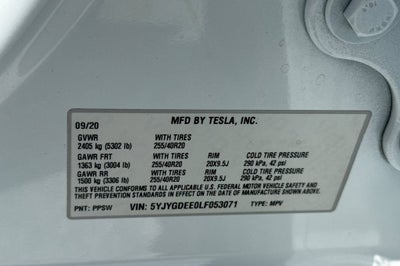2020 Tesla Model Y Long Range