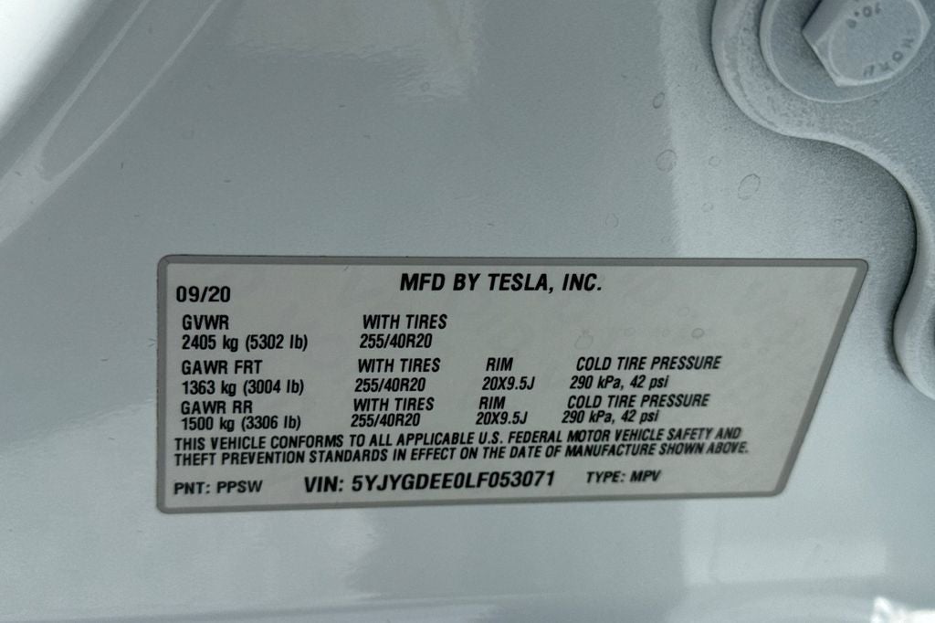 2020 Tesla Model Y Long Range