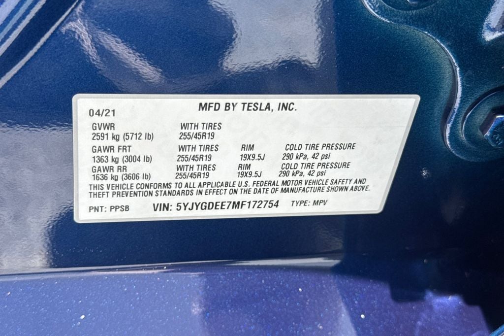 2021 Tesla Model Y Long Range