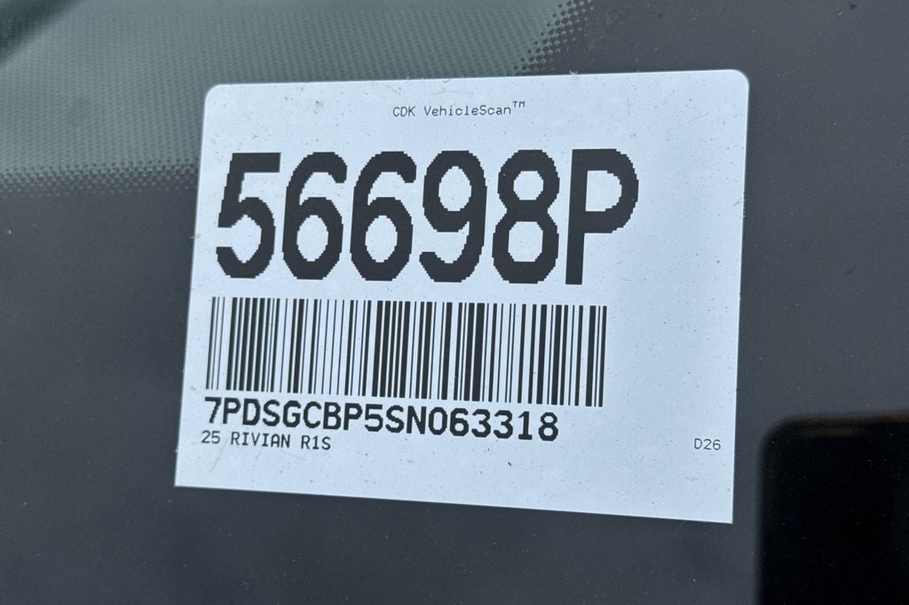 2025 Rivian R1S Ascend Tri Motor Max Pack