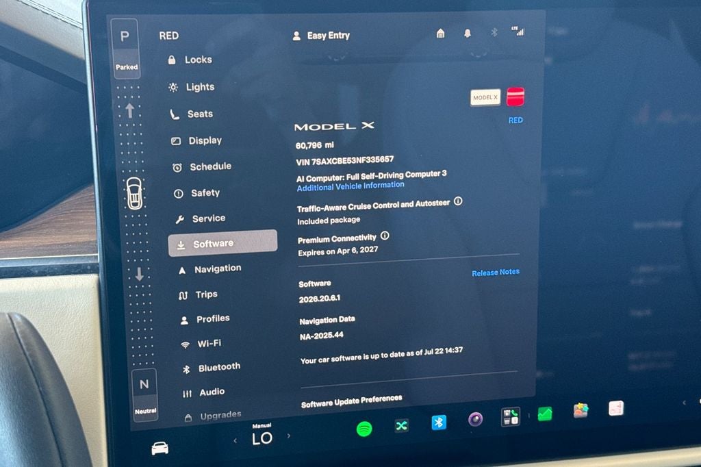 2022 Tesla Model X .