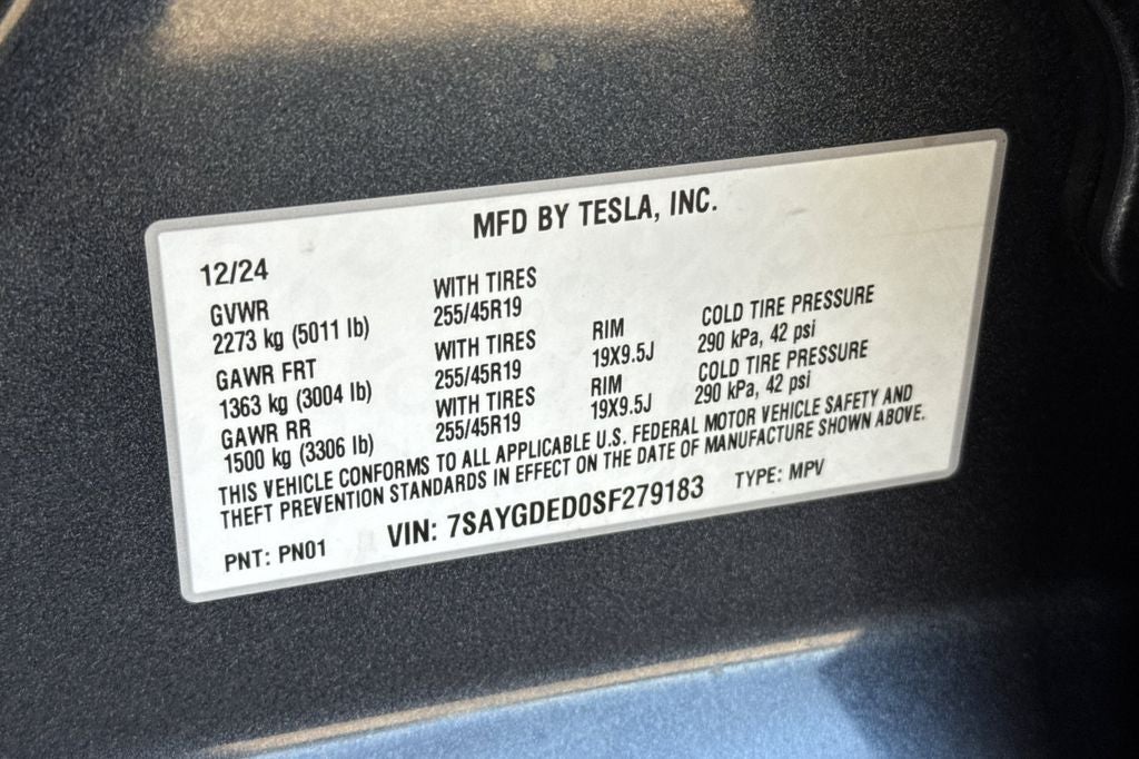 2025 Tesla Model Y Long Range