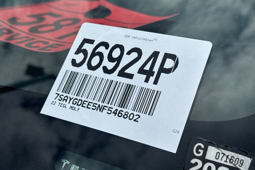 Used 2022 Tesla Model Y Long Range with VIN 7SAYGDEE5NF546802 for sale in Santa Clara, CA