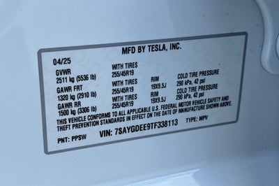 2026 Tesla Model Y Long Range