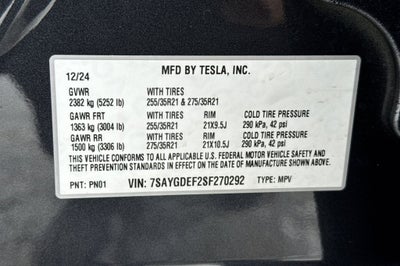 2025 Tesla Model Y Performance
