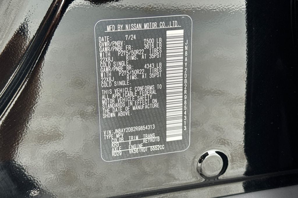 2024 Nissan Armada Platinum