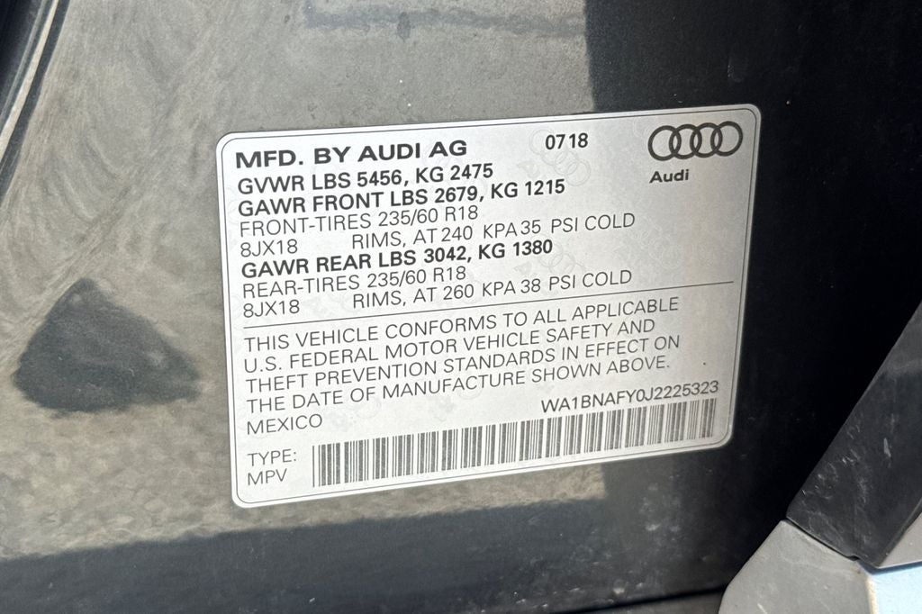 2018 Audi Q5 2.0T quattro