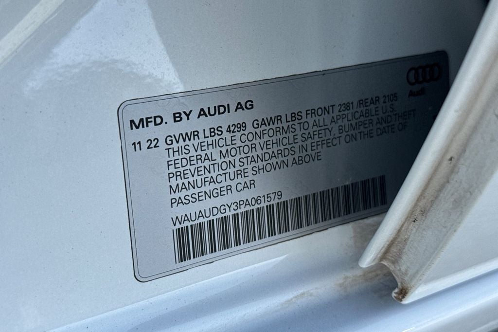 2023 Audi A3 40 Premium FrontTrak