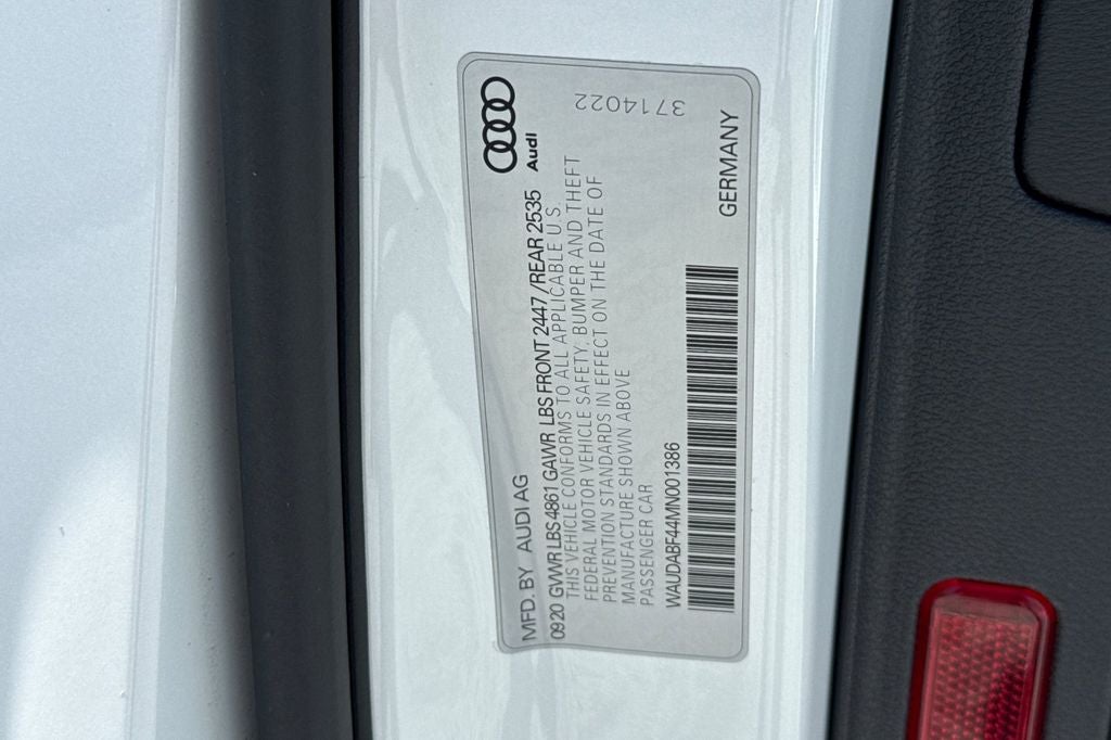 2021 Audi A4 45 S line Premium quattro