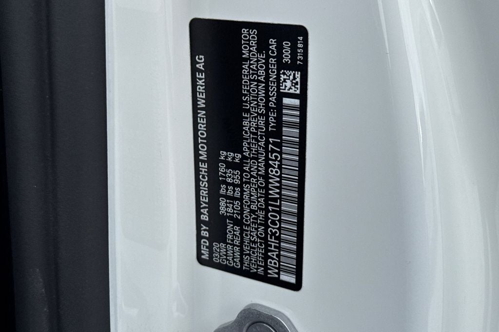 2020 BMW Z4 sDrive30i