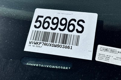 2016 Volkswagen e-Golf SE