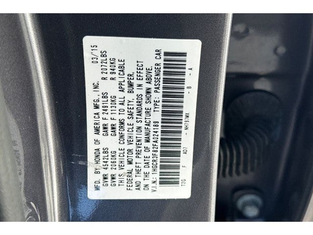 2015 Honda Accord EX-L