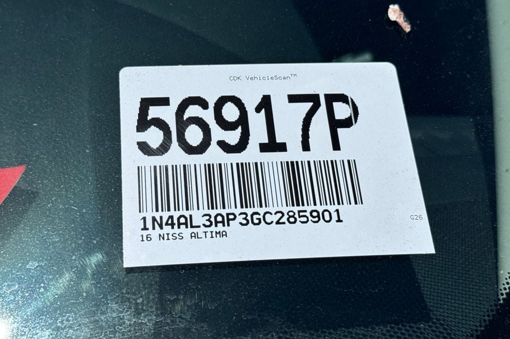 2016 Nissan Altima 2.5 S