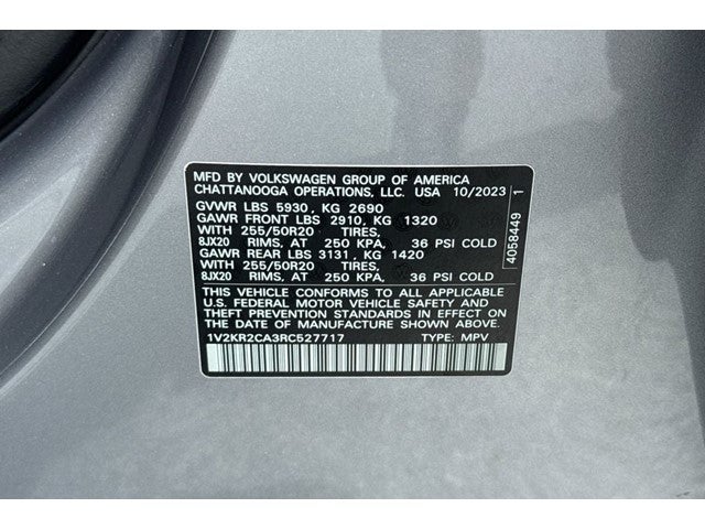 2024 Volkswagen Atlas 2.0T SE w/Technology