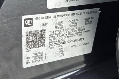 2022 Chevrolet Silverado 1500 LT