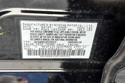 2024 Nissan Sentra SR
