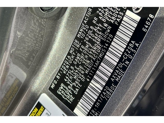 2021 Toyota Camry Base