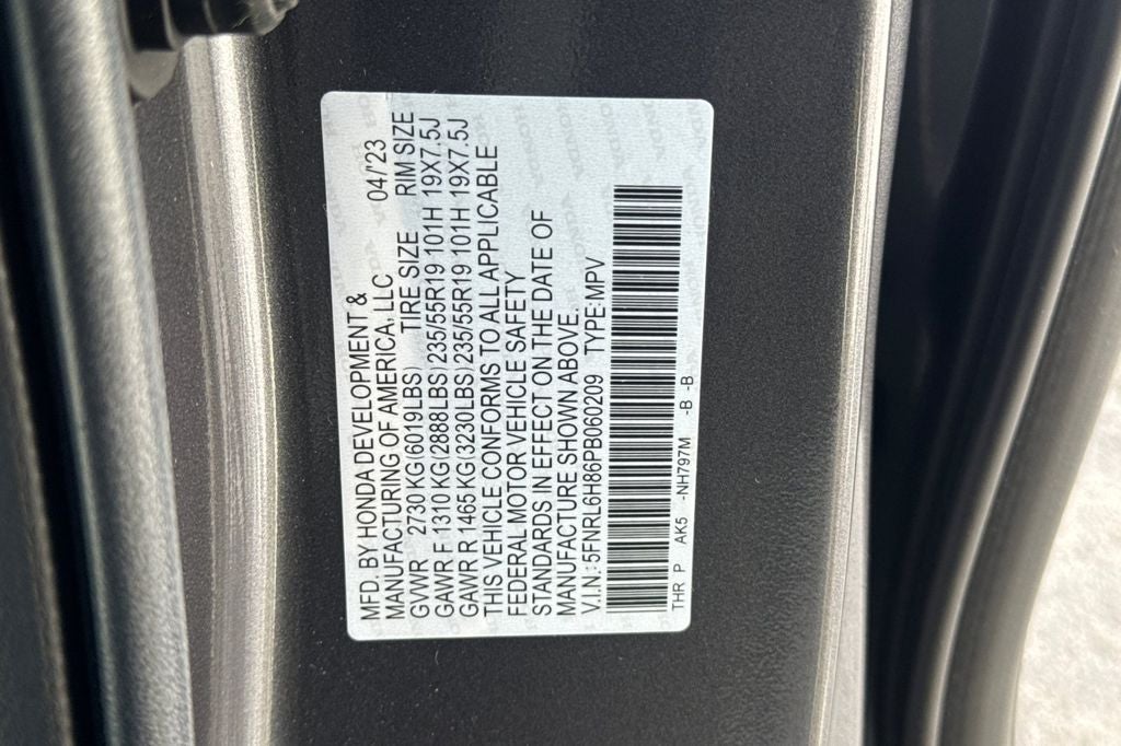 2023 Honda Odyssey Touring