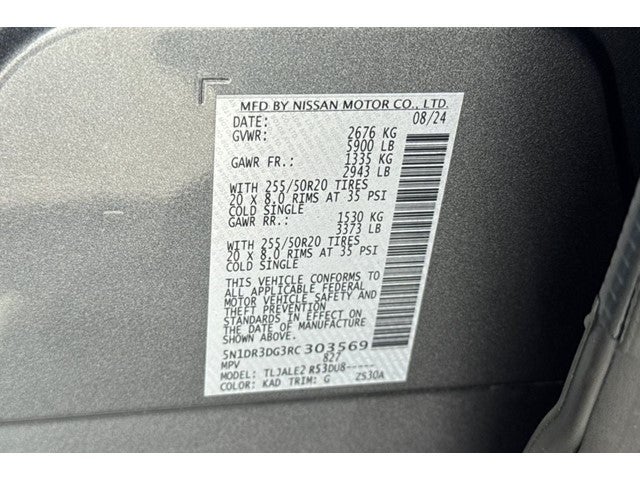 2024 Nissan Pathfinder Platinum