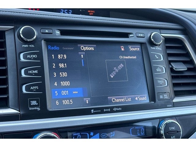 2019 Toyota Highlander Limited Platinum