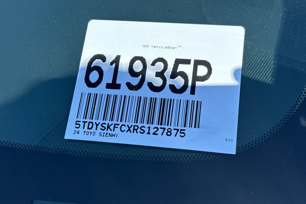 2024 Toyota Sienna XLE 7 Passenger