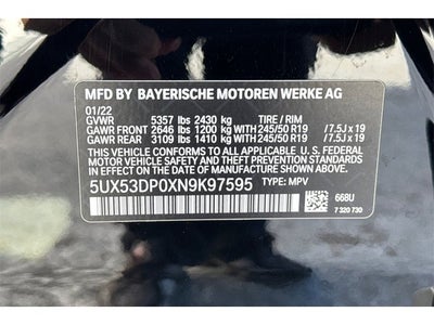 2022 BMW X3 xDrive30i