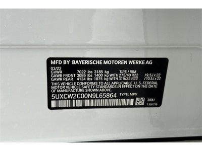 2022 BMW X7 xDrive40i