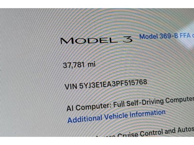 2023 Tesla Model 3 .