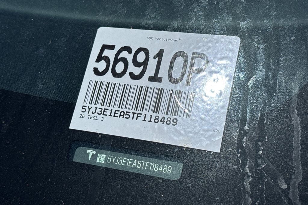 2026 Tesla Model 3 .