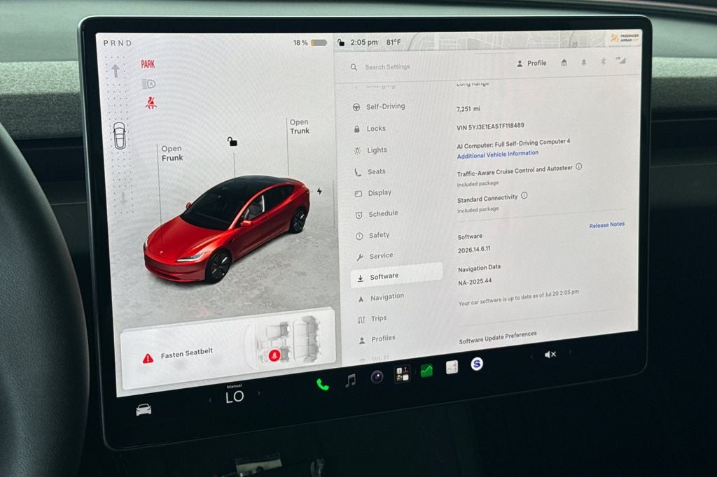 2026 Tesla Model 3 .
