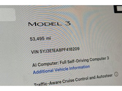 2023 Tesla Model 3 .