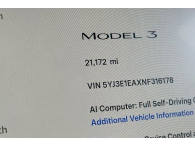 2022 Tesla Model 3 Base