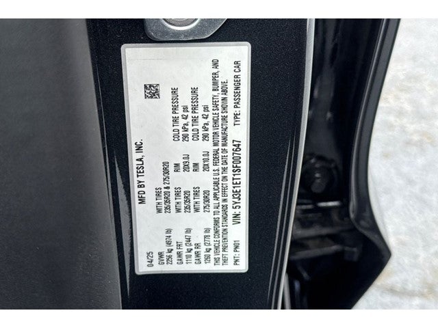 2025 Tesla Model 3 Performance
