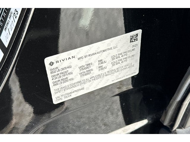 2023 Rivian R1T Adventure Quad Motor Large Pack