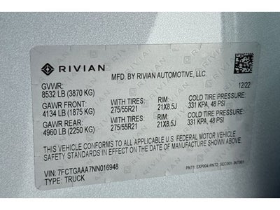 2022 Rivian R1T Adventure