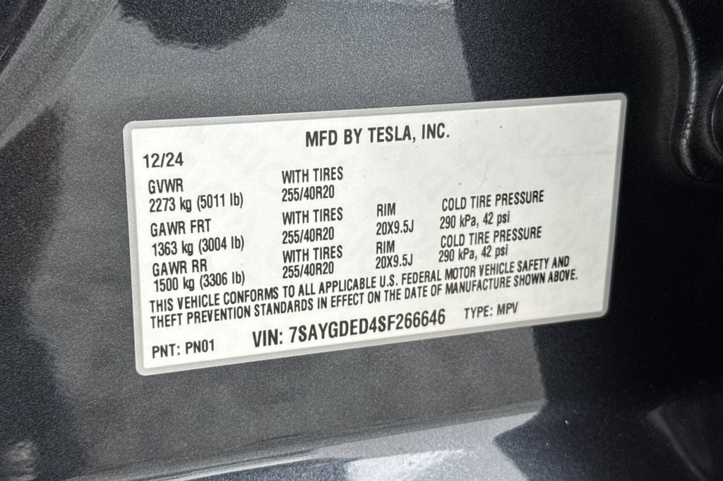 2025 Tesla Model Y Long Range